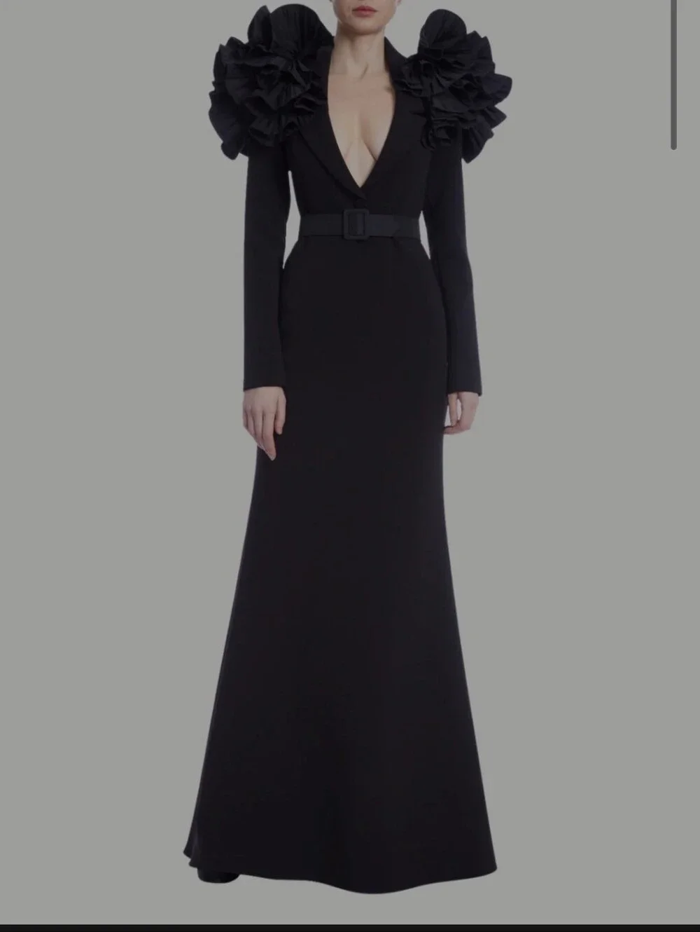 blue dress brown dress and and a flowing maxi SleeveLength:Sleeveless LaDivine CC2309 Long Formal Size:US 14